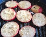 A picture of step 3 of Albacore Tuna with Swiss Chard and Roasted Radishes – 100% Fat-Free.