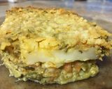 Foto del paso 6 de la receta: Budín de verduras ralladas con relleno de queso y claras batidas