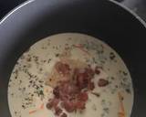 Bacon and three cheese carbonara with strozzapreti pasta recipe step 4 photo