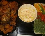 صورة لخطوة 8 من وصفة صينية بطاطا مع الدجاج والخضار🍗🍅🍋