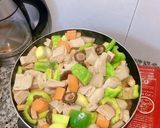 Hình bước làm 7 của món Sườn chay xào rau củ