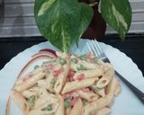 A picture of step 11 of White Sauce Pasta.