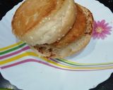 A picture of step 5 of Burger with oats pattie.