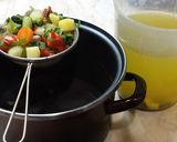 Tejszínes lazacfilé puliszkával recept fázis 3 fotója