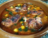 Foto del paso 4 de la receta: Arroz al horno con garbanzos y alitas de pollo adobadas