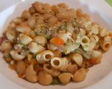Foto del paso 6 de la receta Pasta cremosa con verduras y atún