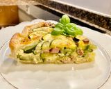 Foto del paso 13 de la receta Pastel con calabacín y salchichas “sin glúten”(Cake with zucchini and “gluten-free” sausages)