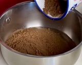 A picture of step 1 of Chocolate biscuit cake.