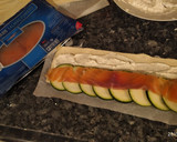Foto del paso 5 de la receta: Flores de calabacín, salmón y queso