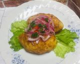 A picture of step 4 of Stuffed Yuca with Ground Beef.