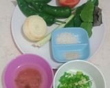 Foto langkah ke 2 dari resep Tumis Asin Cumi Cabai Hijau.