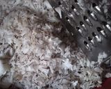 A picture of step 1 of Coconut flakes.