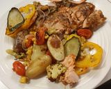 A picture of step 6 of Baked fish veggies.