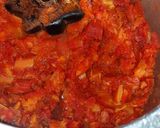 A picture of step 2 of Gajar ka halwa.