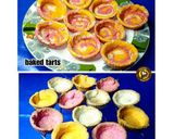 A picture of step 8 of Baked Colourful Gujhiya Tart.
