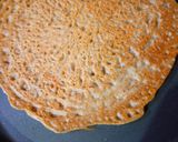 A picture of step 2 of Buckwheat Chilla.