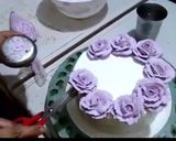 A picture of step 7 of Wedding Anniversary Cake👫🎂.