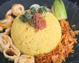 Cara Membuat Nasi Kuning Rice Cooker nasi sisa semalam 4