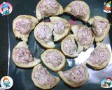 Hình bước làm 6 của món Bánh mỳ + sốt mayonnaise bò hầm