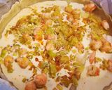Foto del paso 5 de la receta Quiche de salmón y langostinos