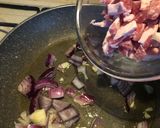 Foto del passaggio 1 della ricetta Mezze maniche radicchioPancetta affumicata e gorgonzola