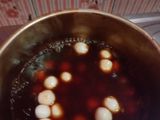 Bubur Candil tepung ketan putih