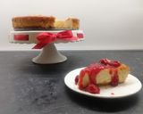 Cukormentes fehércsokis sajttorta, sörös meggyöntettel recept fázis 4 fotója