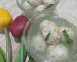 Foto langkah ke 5 dari resep Sup Bola - Bola Ayam Simple (MPASI 1y+).