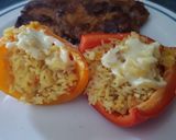 A picture of step 7 of Stuffed Peppers.