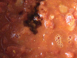 Almôndega de frango recheada