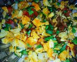 A picture of step 5 of Khati mithi chaat.
