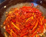 A picture of step 3 of Poul Nan Sos. (Haitian chicken in sauce).