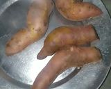 Steamed Sweet Potato रेसिपी चरण 2 फोटो