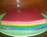 Foto langkah ke 6 dari resep Kue Lapis Pelangi 🌈.