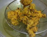 A picture of step 8 of Crispy Cabbage Pakoda with Beetroot Dip.