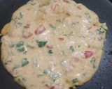 A picture of step 6 of Oats Chilla.