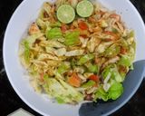 A picture of step 2 of Signature salad.
