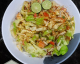 A picture of step 2 of Signature salad.