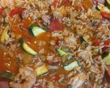 A picture of step 5 of Jambalaya.