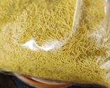 A picture of step 3 of Papad chat.