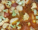 A picture of step 5 of Marinated Potato Cauliflower.