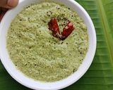 A picture of step 9 of Pudina Kobbari Pachadi/Mint Coconut Chutney (South India Special).