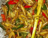 Foto langkah ke 6 dari resep Oseng Teri Medan.