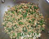 A picture of step 3 of 15 minutes Onion Flower Stalk Anda Bhurji.