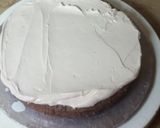 A picture of step 2 of Chocolate theme cake.