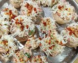 A picture of step 2 of Airfryer Stuffed Mushroom.