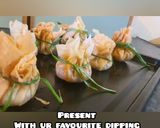 A picture of step 9 of Crunchy filo parcels.
