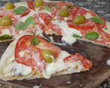 Foto del paso 10 de la receta: Pizza media masa caprese