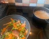 A picture of step 2 of Bang Bang Cauliflower & Rice Bowls.