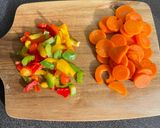 Une image de l'étape 1 de Riz aux légumes à la méditerranéenne.
